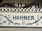 Vintage Hohner Piano Accordion With Case White  Made In Germany 