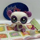 Panda Bear  2674 W  Accessories - Authentic Littlest Pet Shop - Hasbro Lps