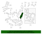 Genuine Honda Seat Back Cushion 81527-shj-a42