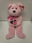 Ty Beanie Buddy I Love Mom Pink 2004 Mother s Day Bear New Rare Mwmt