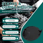 Pair Front Bumper Tow Hook Cover Cap For Rav4 2013 2014 2015 Left Right