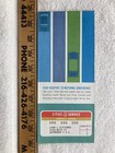1963 Cities Service Ohio Travel Map Turnpike Vtg