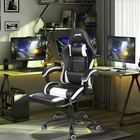 Gaming Chair  Backrest And Seat Height Adjustable Swivel Recliner Racing Office