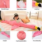 63  Flamingo Stuffed Animal Plush Pillow Giant Stuffed Animal Plush Doll Pink   