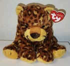 Ty Pluffies - Pokey The Leopard   Tiger 8 5  Mwct Soft Plush Stuffed Animal Toy