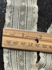 Antique Edwardian French Fine Bobbin Lace Insertion Trim 38 x 1 3 4 