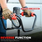 Xtremepowerus 1500w Electric Post Hole Digger Auger W  4  Bit  reverse Function 
