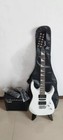 White Electric Guitar Starter Package With 20-watt Amp And Accessories Full Size