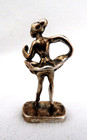 Miniature Italian 800 Solid Silver Ballerina Dancer Figurine