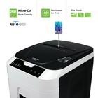 Aurora Au200ma 200-sheet Auto Feed High Security Micro-cut Paper Shredder