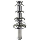 Used5 Tiers Commercial Stainless Steel Hot Luxury Chocolate Fondue Fountain110v