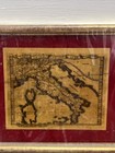 Antique Map Of Italy 1700s Espana Hand Made Spain Print Repro Framed 6 5x5in Nos