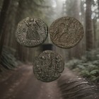 Lot Of 3 Genuine Ancient Roman Coins - Constantine Era 307-350 Ad