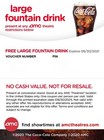 Amc Theaters - 2  two  Large Drinks - Expires 12 30 23  fast Delivery 