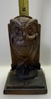 Vintage Rare Owl Bookend    wise Owl    Bronze Heavy Tall 5 5    Good Condition