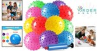 12 Pack Bouncy Rubber Sensory Balls 5 Inch Stress Fidget Toys Kids Adults