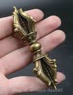 3p Small Curio China Bronze Exquisite Tantra Phurba Dagger Holder Vajra Statue
