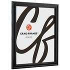 Wiltshire 200   75  Black Wood Picture Frame  Common Sizes 4x5 - 24x36  4-pack