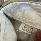 Vintage Us Army Military Khaki Chino Pants 1950 s 26x27 Trousers Korean War