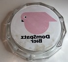 Vintage Beer Ashtray   Domspatz Bier   Red Bird   Germany   Bar Pub Advertising
