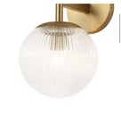 Noble 6 4 In  1-light Brushed Gold Vintage Industrial Wall Sconce 