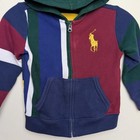 Polo Ralph Lauren Boy s Big Pony Colorblock Patchwork Hoodie Sweatshirt Size 4t
