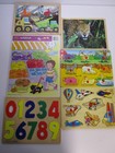 Vtg Melissa   Doug  Western Pub  Co    Other Brands Kids Wooden Puzzles Lot Of 6