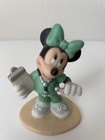 Disney Minnie Mouse Nurse Health Care Professional 3 3 4 Inches Green Scrubs Bow