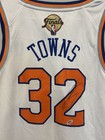 Karl Anthony Towns Signed New York Knicks Jersey Nba Finals Autographed Psa dna