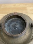 Vintage Chinese Brass Teapot - Antique Collectible Medallion Coin Kettle