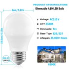 15pcs Led Light Bulbs 15w Replacement  Bulb 6000k Daylight E26 Us
