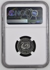 1986 Piedfort Proof 5 Centavo Copper Nickel Coin - Dominican Republic Ngc Unc