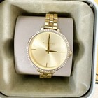 Michael Kors Mk4399 Charley Crystal Gold Dial Ladies Watch