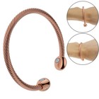 Men Women Magnetic Copper Bracelet Therapy Arthritis Healing Energy High Quality