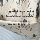 Baby Waterproof Bibs Full Sleeve Mess Proof Baby Bib  Long Sleeve Bib For 6-24m
