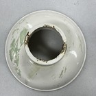 Vintage White Porcelain Enamel Barn   Gas Station Light Fixture 16   
