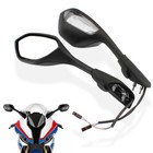 Motorcycle Rearview Mirrors Led Turn Signals Light For Bmw S1000rr 2019-2024