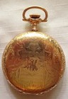Minty Elgin Pocket Watch 16s 17j Gold Filled Hunter Runs Serviced 1912 Gd  386