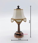 1 12 Dollhouse Miniature Table Lamp Led Light Lamp Battery Use Decoration