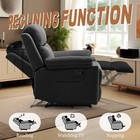 Recliner Chair For Adults  Small Recliner Chair For Small Spaces  Corduroy Chair