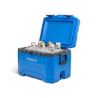 Igloo 50 Qt Overland Ice Chest Cooler  Comfort   grip Swing Handles Blue Free Ship