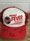 Indiana Fever Team Signed Wnba Hat Caitlin Clark  Kelsey Mitchell   More