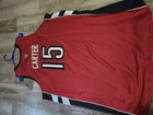 Nike Toronto Raptors Vince Carter  15 Jersey Red Black White Size 56 Nba