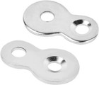 20 Pack Figure 8 Steel Desk Top Fastener Clip - Heavy Duty Sliver 