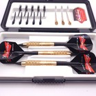Vintage Budweiser King Of Beers Dart Throwing Dart Set Metal   Soft Tip