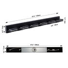 47   Vanity 6 Light Led Modern Matte Black For Bathroom Mirror Wall Lamp Fixture