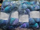 Malabrigo Nube Merino Wool Roving 4oz Hand Dyed Fiber Spinning Braid Azules