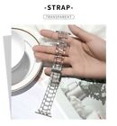 Resin Strap Transparent Loop Iwatch Band Bracelet For Apple Watch 8 7 6 5 4 3 2