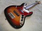 1990-1991- Fender Japan Fujigen Jb62m 32  Medium Scale Jazz Bass Sunburst 