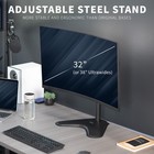 Vivo Black Single Lcd Monitor Adjustable Desk Stand  Fits 1 Screen